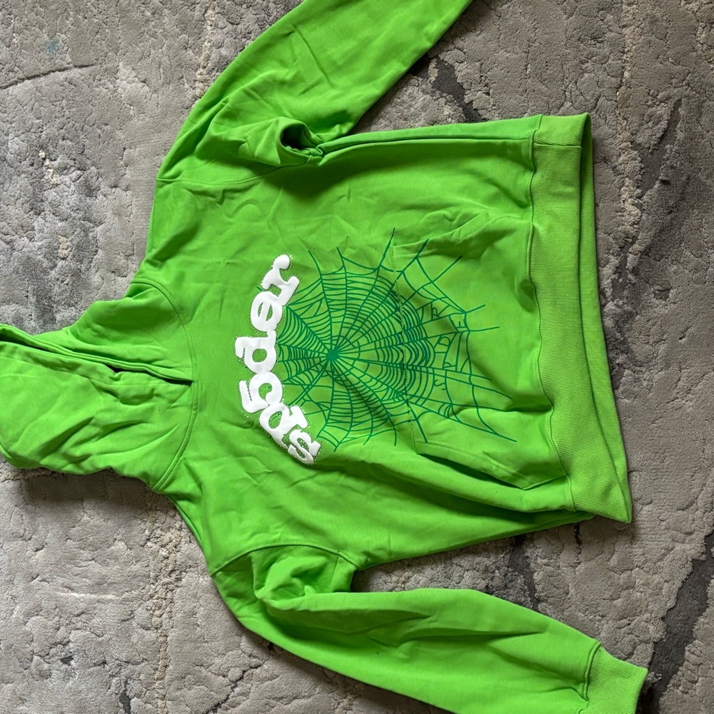 Spider Green Hoodie